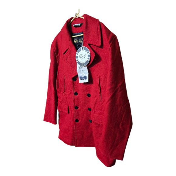 NWT Men's Gloverall of England Churchill Peacoat - Picture 4 of 8